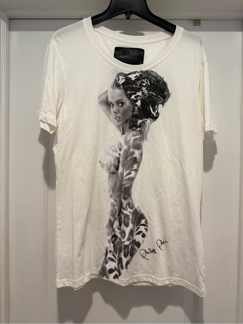 Philipp Plein HM341361 Graphic Femme Print Tee